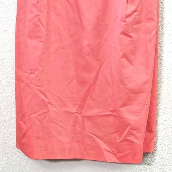 J.Crew Women’s Dress Barbiecore Preppy One-Shoulder Hot Pink Soft Cotton Size 4 - Picture 6 of 9
